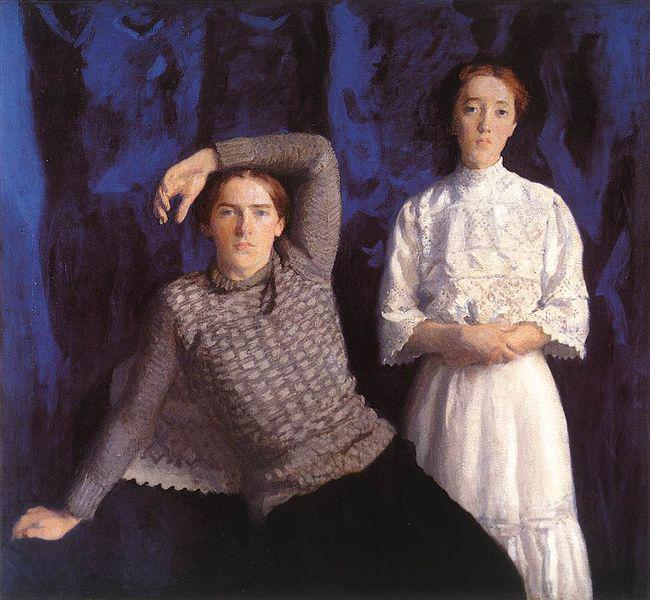 Karoly Ferenczy Double Portrait